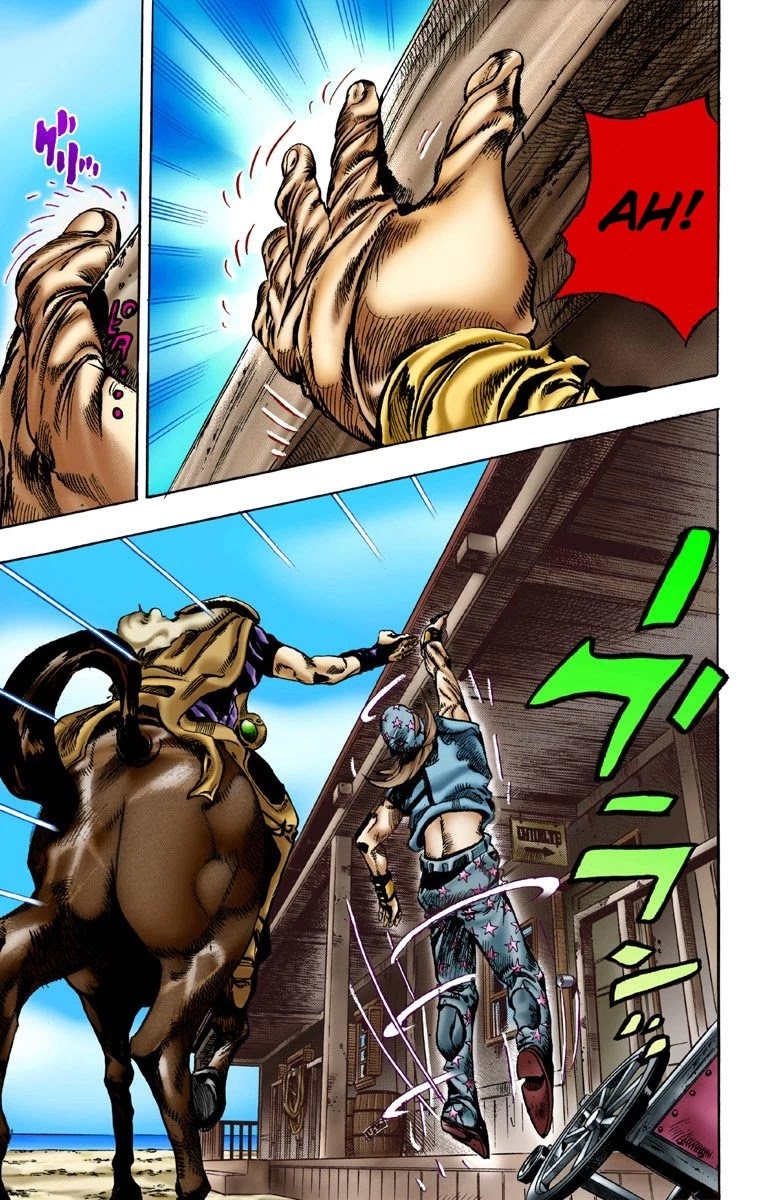 JoJo's Bizarre Adventure Part 7 - Steel Ball Run (Official Colored) Chapter 3 page 29 - Chapter 3: Johnny Joestar