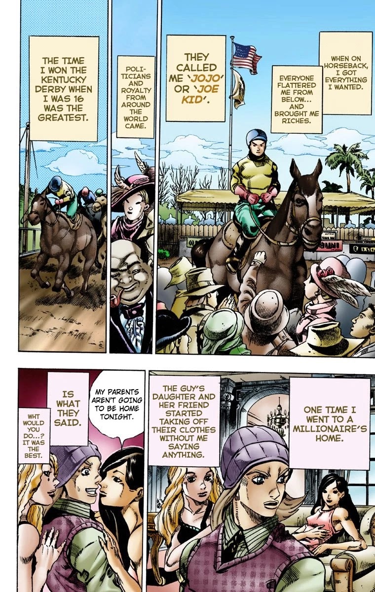 JoJo's Bizarre Adventure Part 7 - Steel Ball Run (Official Colored) Chapter 3 page 5 - Chapter 3: Johnny Joestar