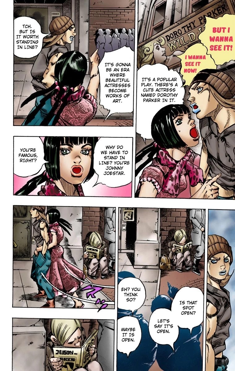 JoJo's Bizarre Adventure Part 7 - Steel Ball Run (Official Colored) Chapter 3 page 7 - Chapter 3: Johnny Joestar