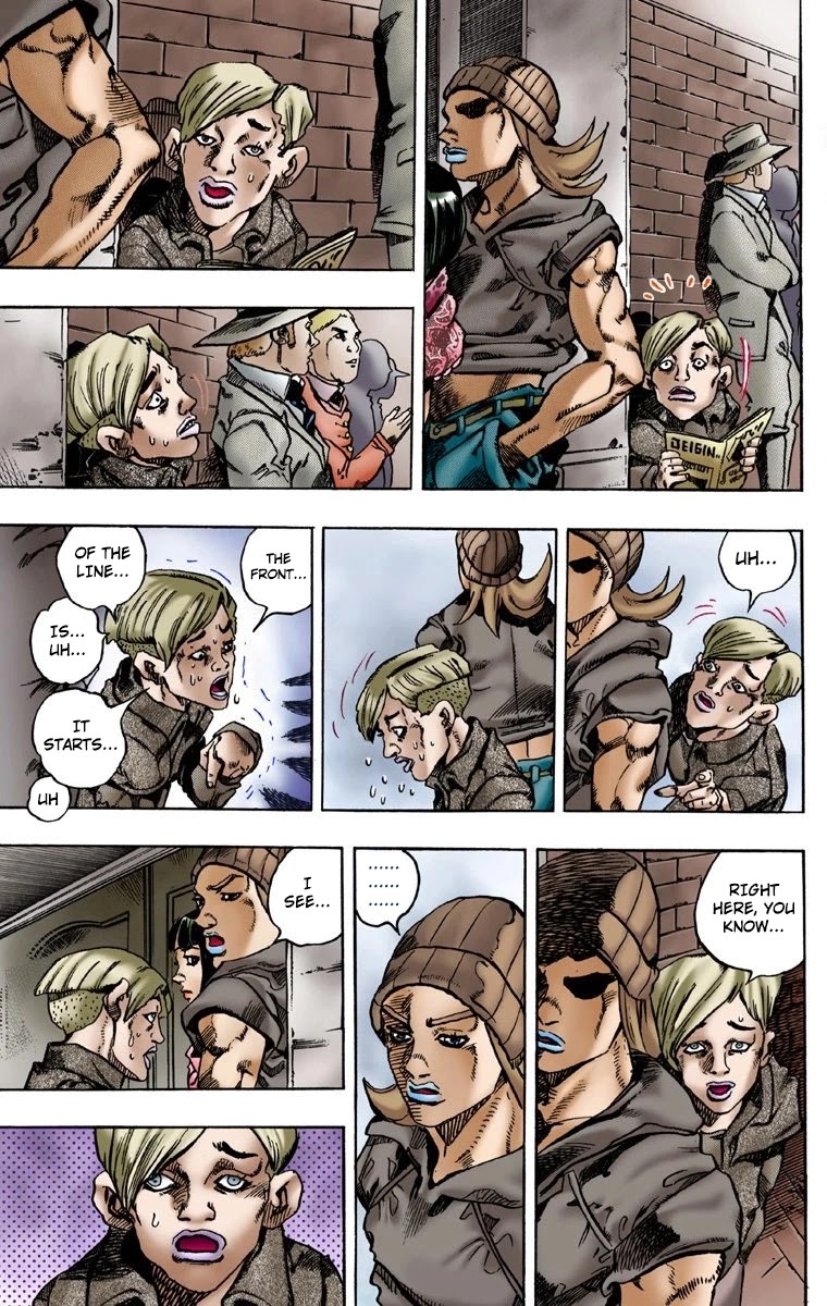 JoJo's Bizarre Adventure Part 7 - Steel Ball Run (Official Colored) Chapter 3 page 8 - Chapter 3: Johnny Joestar