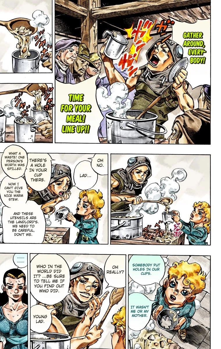 JoJo's Bizarre Adventure Part 7 - Steel Ball Run (Official Colored) Chapter 30 page 10 - Chapter 30: Scary Monsters Part 3