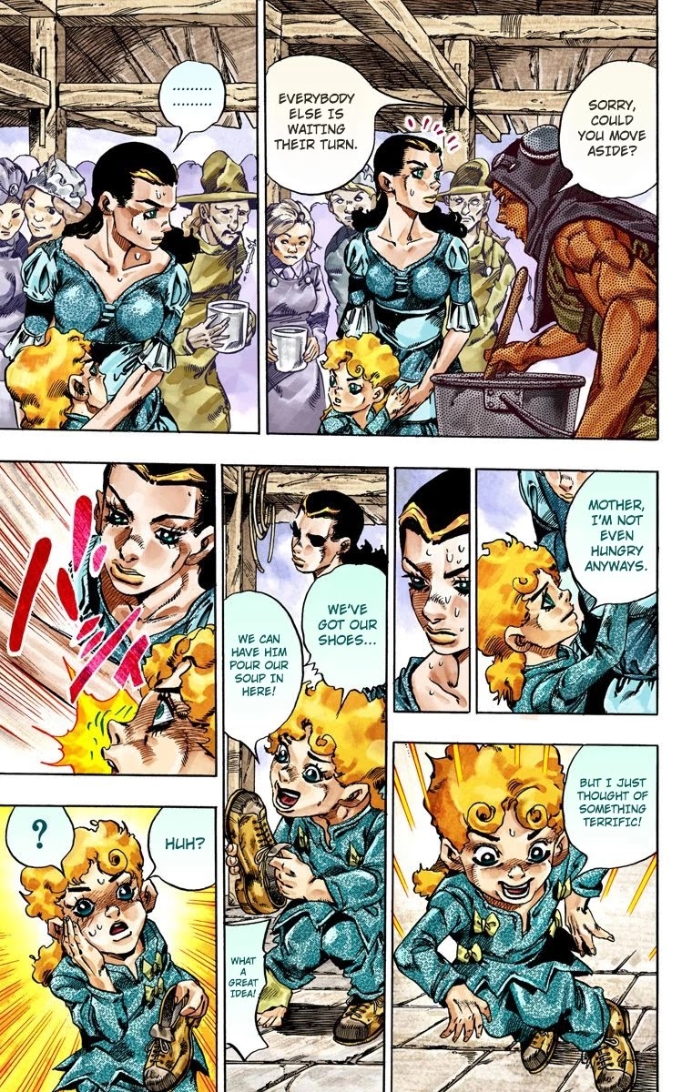 JoJo's Bizarre Adventure Part 7 - Steel Ball Run (Official Colored) Chapter 30 page 12 - Chapter 30: Scary Monsters Part 3