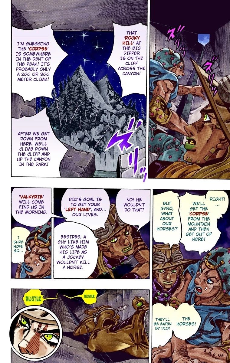 JoJo's Bizarre Adventure Part 7 - Steel Ball Run (Official Colored) Chapter 30 page 22 - Chapter 30: Scary Monsters Part 3