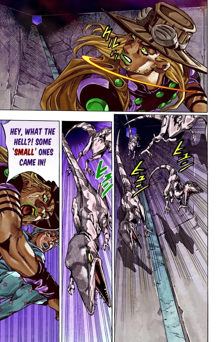 JoJo's Bizarre Adventure Part 7 - Steel Ball Run (Official Colored) Chapter 30 page 23 - Chapter 30: Scary Monsters Part 3