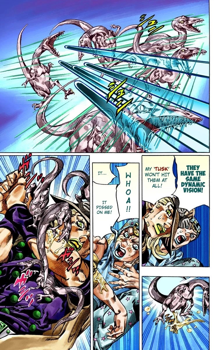 JoJo's Bizarre Adventure Part 7 - Steel Ball Run (Official Colored) Chapter 30 page 25 - Chapter 30: Scary Monsters Part 3