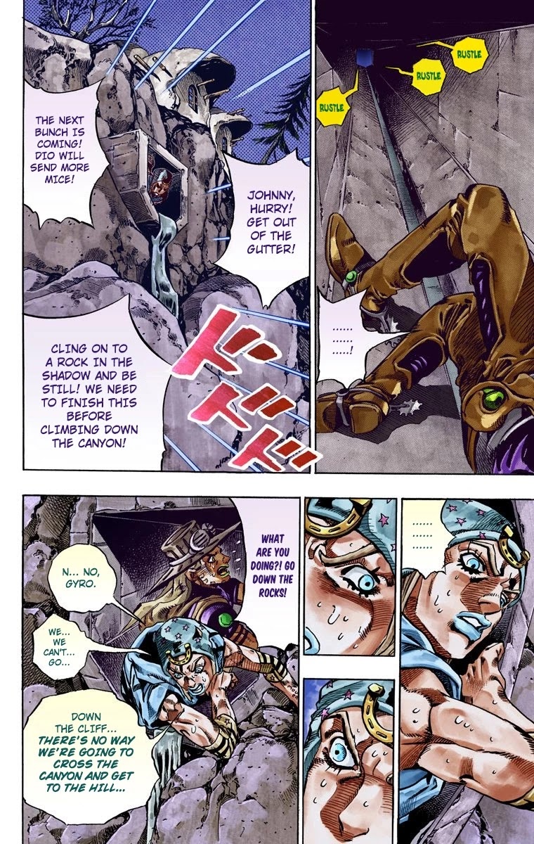 JoJo's Bizarre Adventure Part 7 - Steel Ball Run (Official Colored) Chapter 30 page 27 - Chapter 30: Scary Monsters Part 3