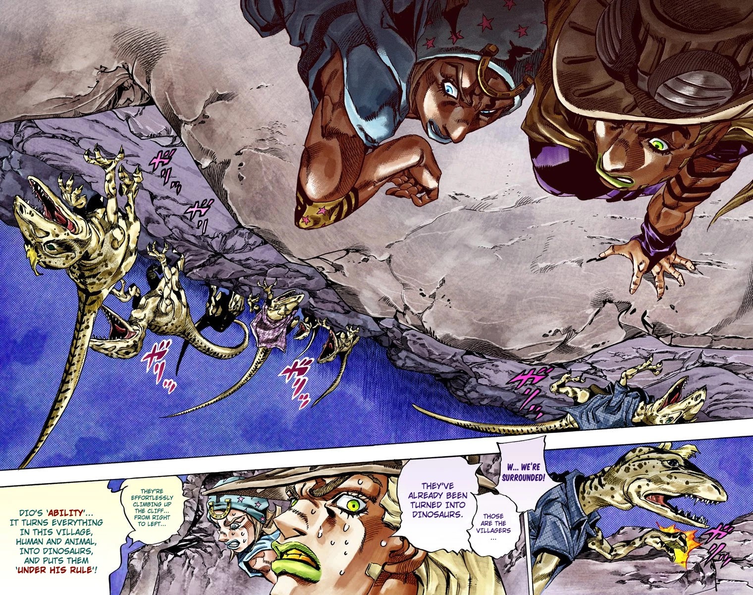 JoJo's Bizarre Adventure Part 7 - Steel Ball Run (Official Colored) Chapter 30 page 29 - Chapter 30: Scary Monsters Part 3
