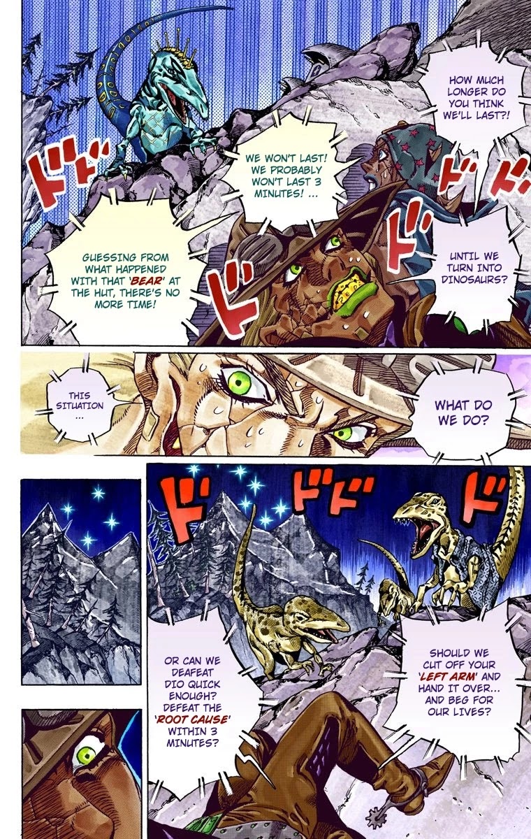 JoJo's Bizarre Adventure Part 7 - Steel Ball Run (Official Colored) Chapter 30 page 34 - Chapter 30: Scary Monsters Part 3