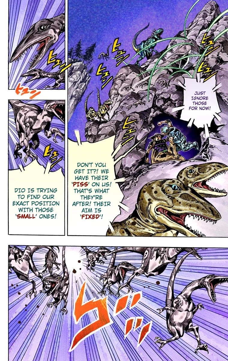 JoJo's Bizarre Adventure Part 7 - Steel Ball Run (Official Colored) Chapter 30 page 36 - Chapter 30: Scary Monsters Part 3
