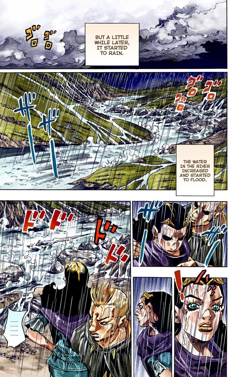 JoJo's Bizarre Adventure Part 7 - Steel Ball Run (Official Colored) Chapter 30 page 4 - Chapter 30: Scary Monsters Part 3