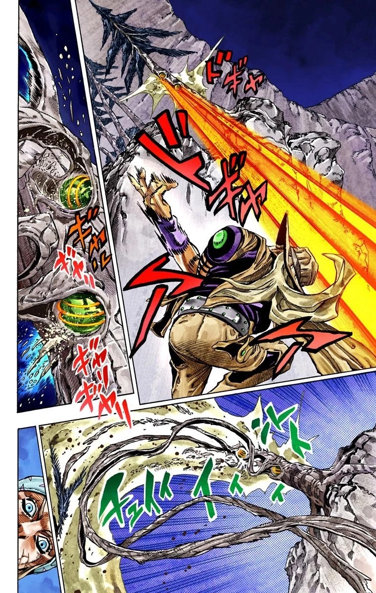 JoJo's Bizarre Adventure Part 7 - Steel Ball Run (Official Colored) Chapter 30 page 42 - Chapter 30: Scary Monsters Part 3