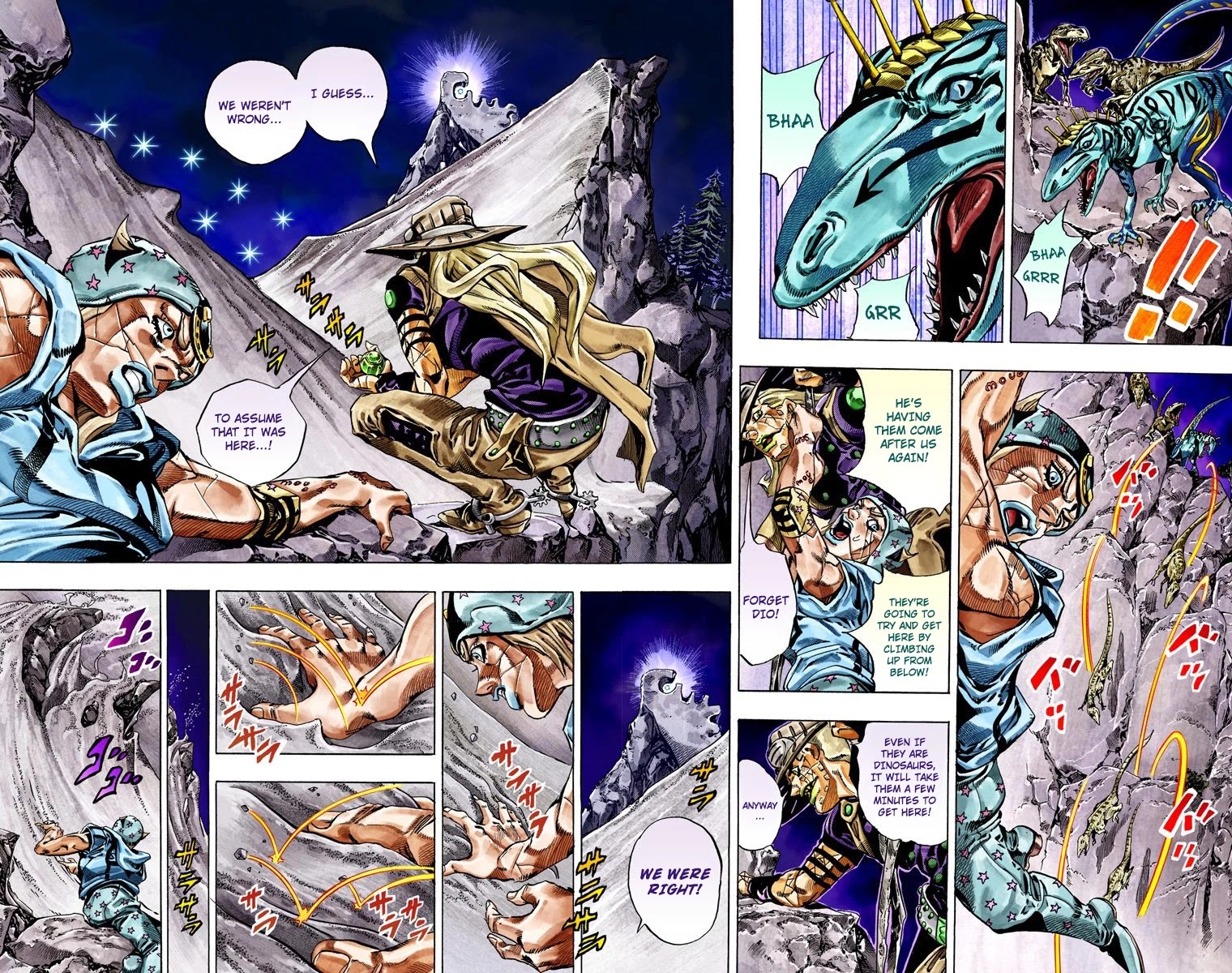 JoJo's Bizarre Adventure Part 7 - Steel Ball Run (Official Colored) Chapter 30 page 44 - Chapter 30: Scary Monsters Part 3