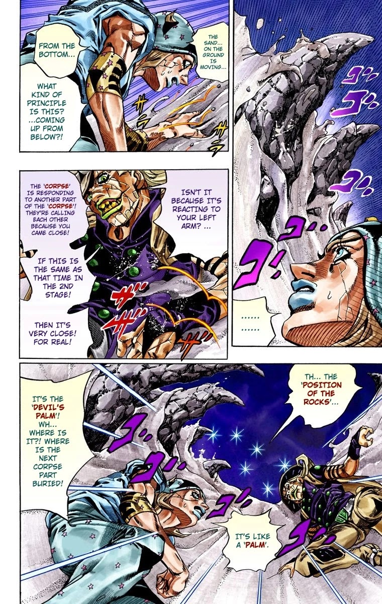 JoJo's Bizarre Adventure Part 7 - Steel Ball Run (Official Colored) Chapter 30 page 45 - Chapter 30: Scary Monsters Part 3