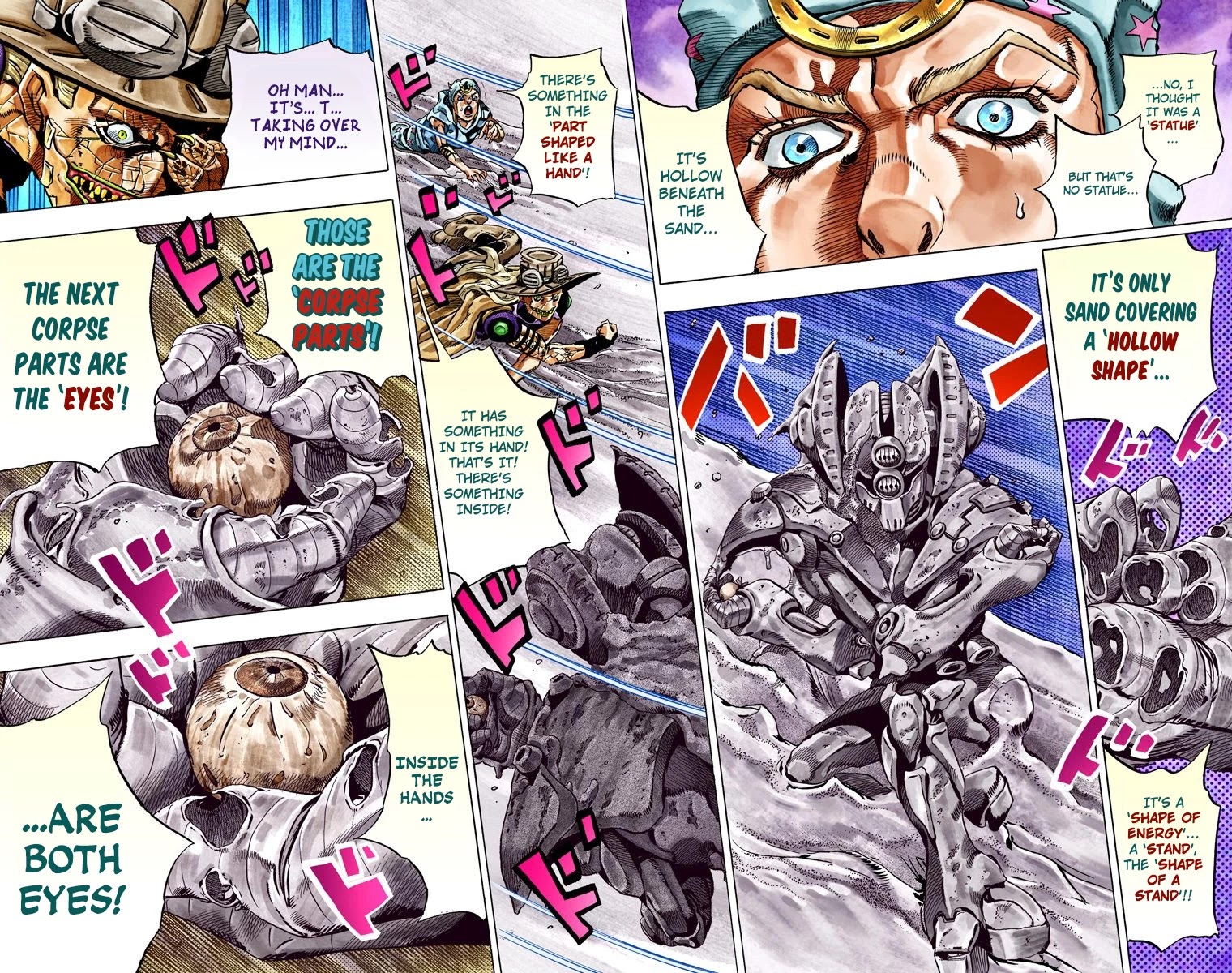 JoJo's Bizarre Adventure Part 7 - Steel Ball Run (Official Colored) Chapter 30 page 48 - Chapter 30: Scary Monsters Part 3
