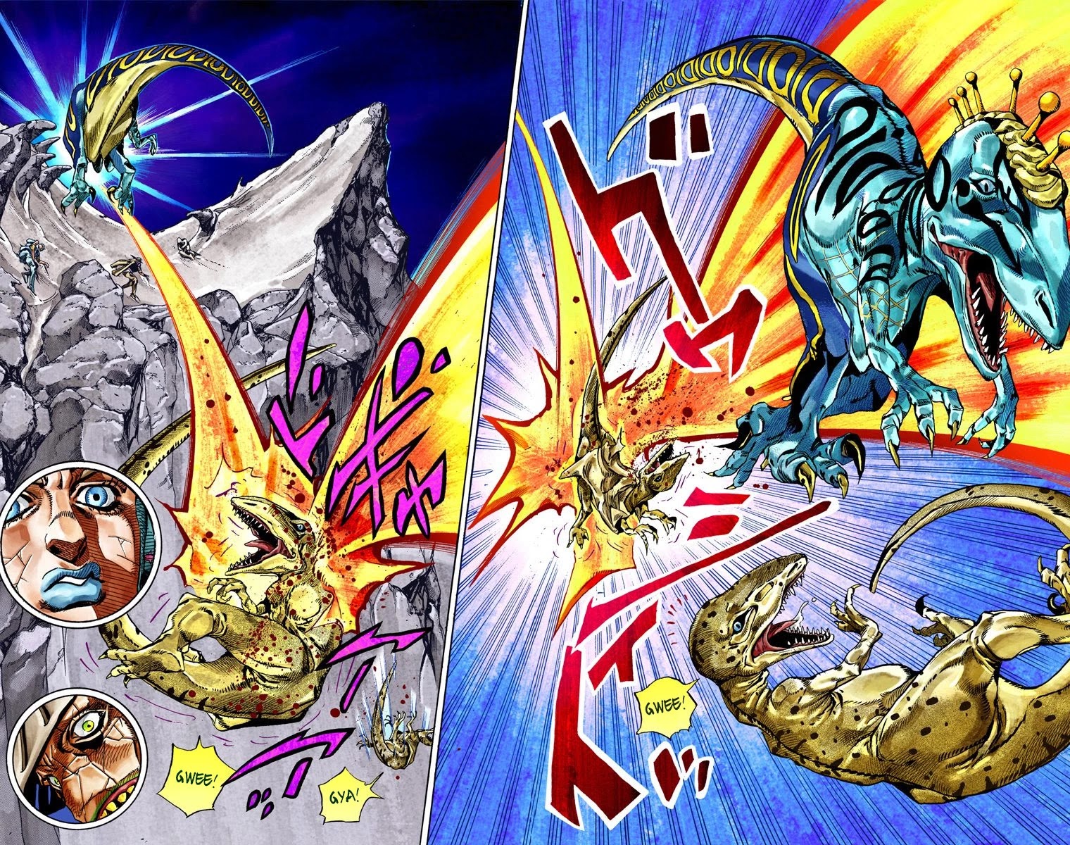 JoJo's Bizarre Adventure Part 7 - Steel Ball Run (Official Colored) Chapter 30 page 50 - Chapter 30: Scary Monsters Part 3