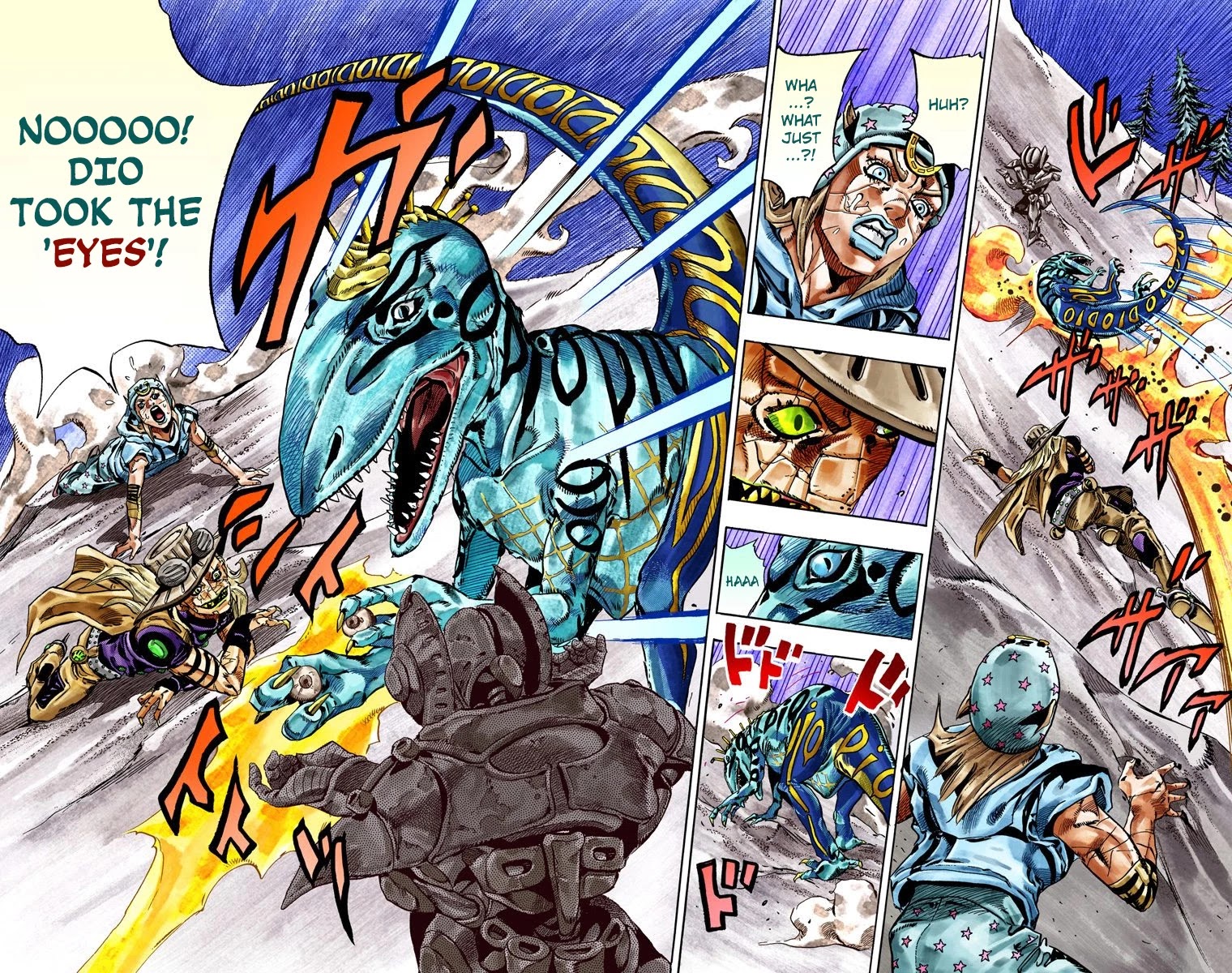 JoJo's Bizarre Adventure Part 7 - Steel Ball Run (Official Colored) Chapter 30 page 51 - Chapter 30: Scary Monsters Part 3