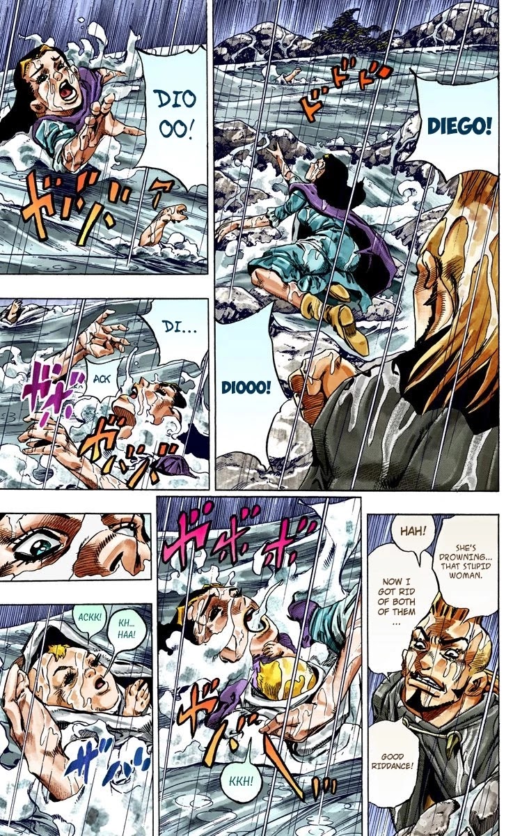 JoJo's Bizarre Adventure Part 7 - Steel Ball Run (Official Colored) Chapter 30 page 6 - Chapter 30: Scary Monsters Part 3