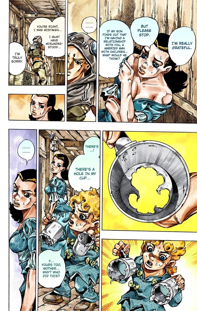 JoJo's Bizarre Adventure Part 7 - Steel Ball Run (Official Colored) Chapter 30 page 9 - Chapter 30: Scary Monsters Part 3