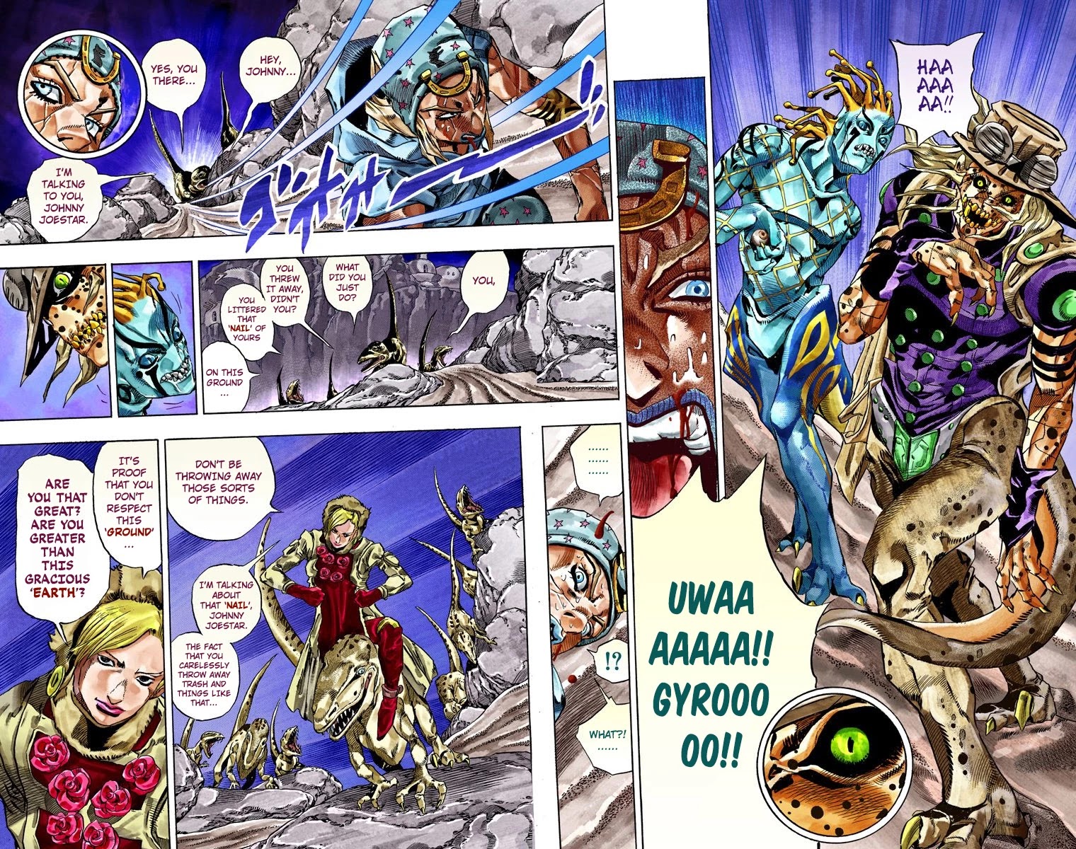 JoJo's Bizarre Adventure Part 7 - Steel Ball Run (Official Colored) Chapter 31 page 10 - Chapter 31: Scary Monsters Part 4