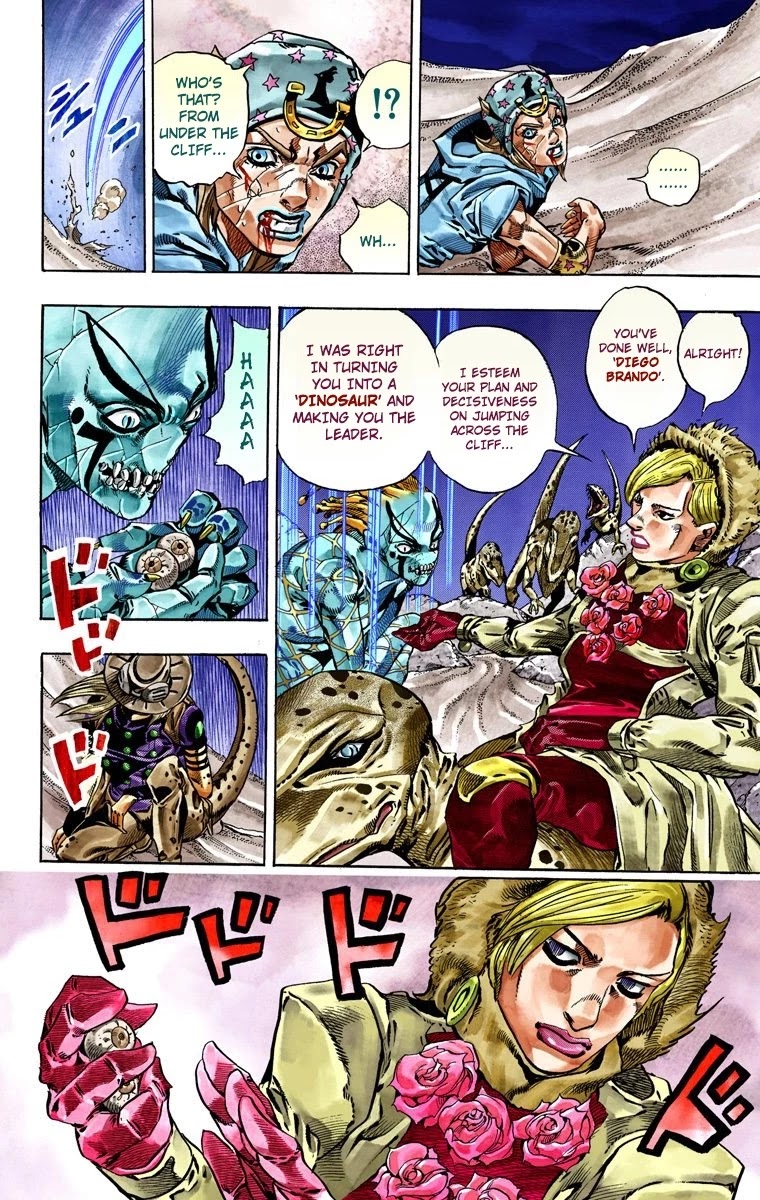 JoJo's Bizarre Adventure Part 7 - Steel Ball Run (Official Colored) Chapter 31 page 11 - Chapter 31: Scary Monsters Part 4