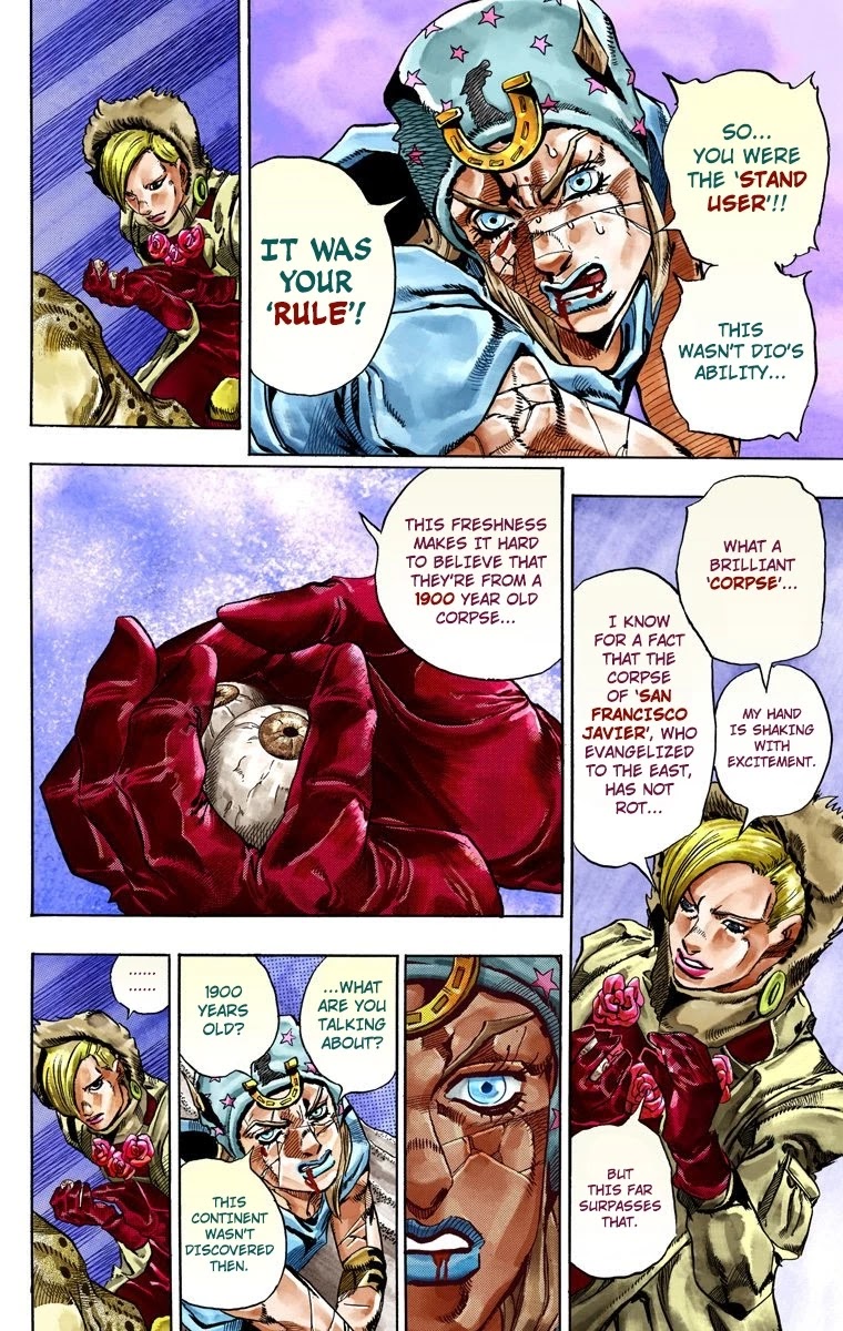 JoJo's Bizarre Adventure Part 7 - Steel Ball Run (Official Colored) Chapter 31 page 13 - Chapter 31: Scary Monsters Part 4
