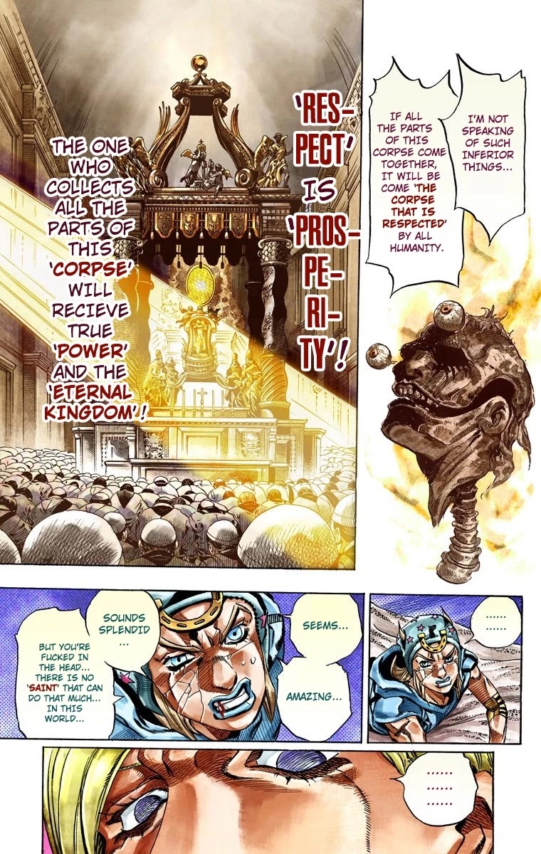 JoJo's Bizarre Adventure Part 7 - Steel Ball Run (Official Colored) Chapter 31 page 16 - Chapter 31: Scary Monsters Part 4