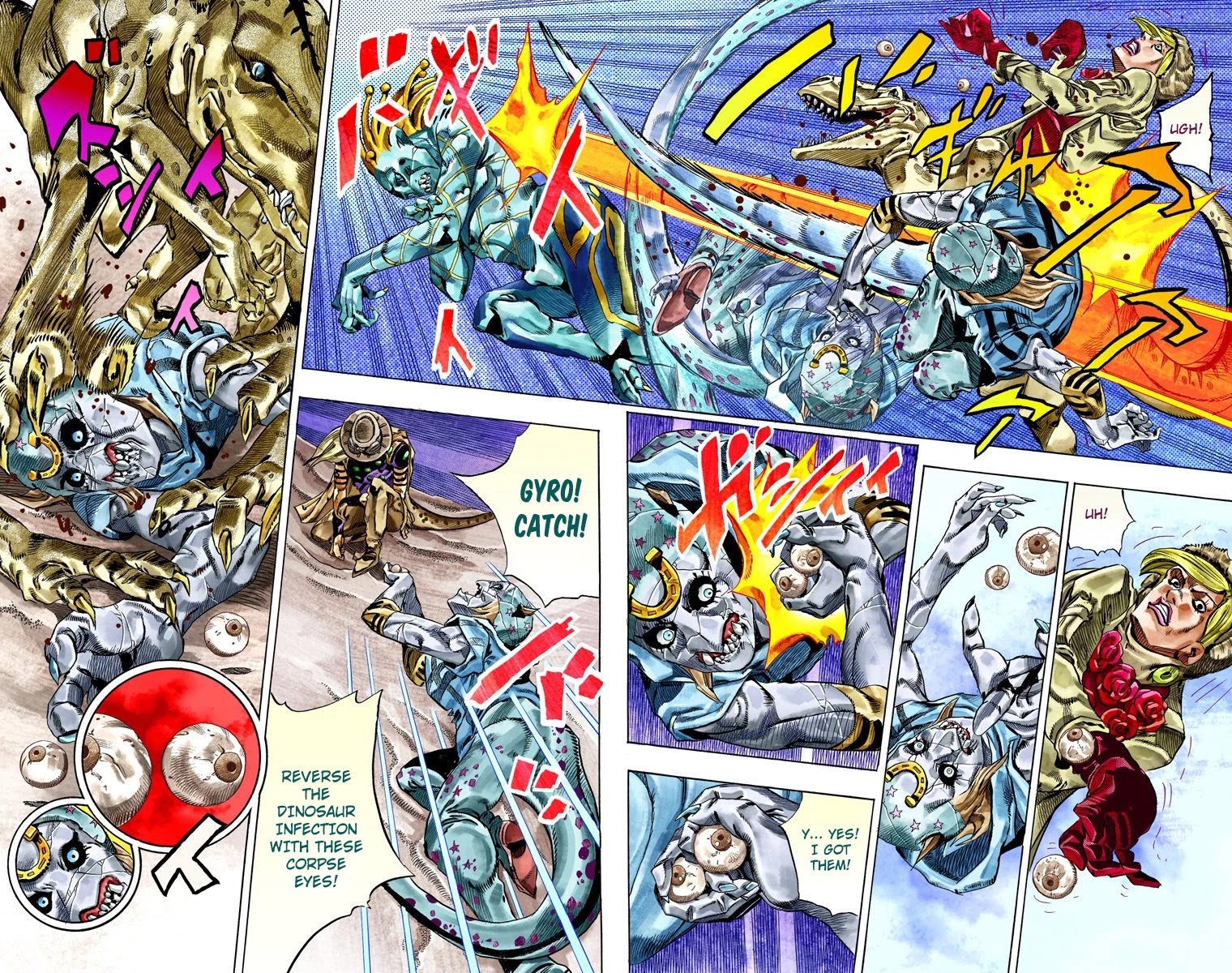 JoJo's Bizarre Adventure Part 7 - Steel Ball Run (Official Colored) Chapter 31 page 19 - Chapter 31: Scary Monsters Part 4