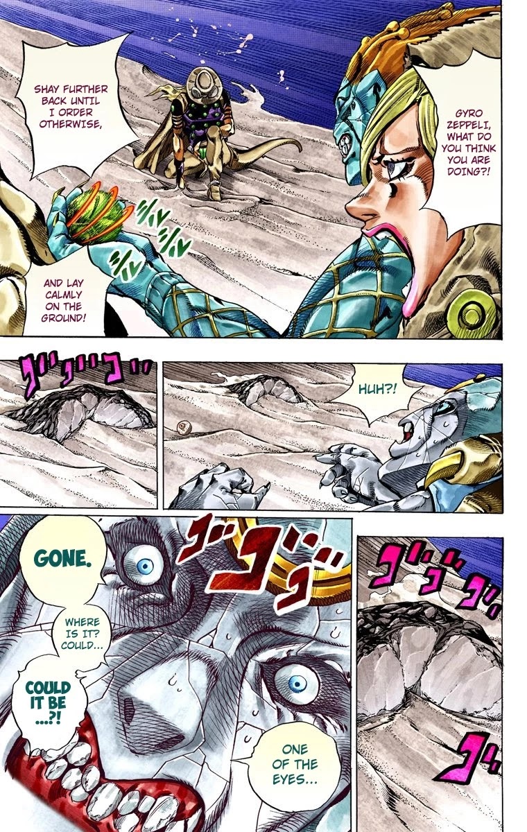 JoJo's Bizarre Adventure Part 7 - Steel Ball Run (Official Colored) Chapter 31 page 23 - Chapter 31: Scary Monsters Part 4