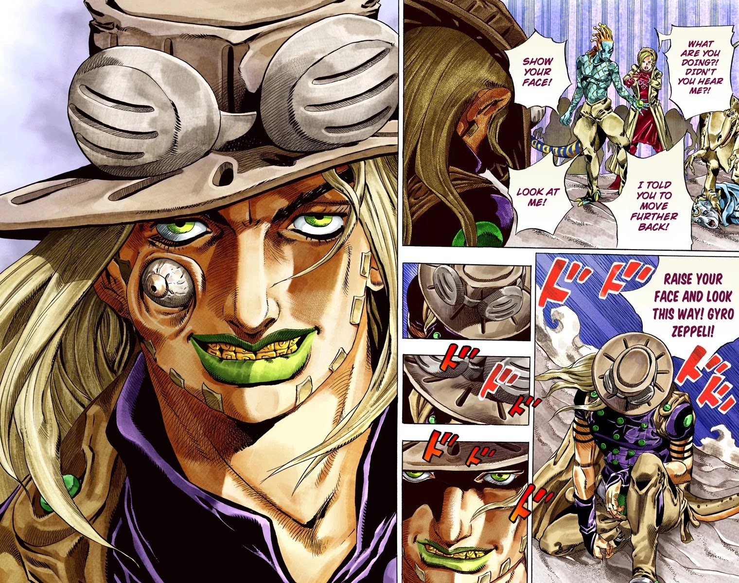 JoJo's Bizarre Adventure Part 7 - Steel Ball Run (Official Colored) Chapter 31 page 24 - Chapter 31: Scary Monsters Part 4