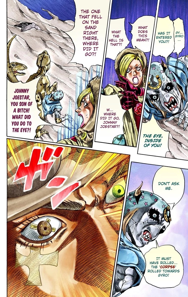 JoJo's Bizarre Adventure Part 7 - Steel Ball Run (Official Colored) Chapter 31 page 27 - Chapter 31: Scary Monsters Part 4