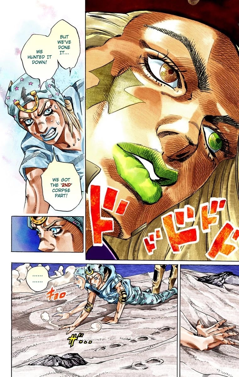 JoJo's Bizarre Adventure Part 7 - Steel Ball Run (Official Colored) Chapter 31 page 43 - Chapter 31: Scary Monsters Part 4
