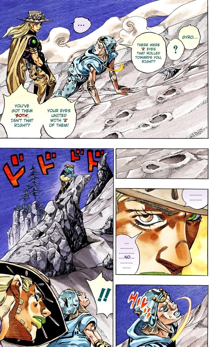 JoJo's Bizarre Adventure Part 7 - Steel Ball Run (Official Colored) Chapter 31 page 44 - Chapter 31: Scary Monsters Part 4