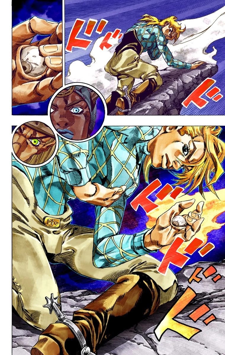 JoJo's Bizarre Adventure Part 7 - Steel Ball Run (Official Colored) Chapter 31 page 45 - Chapter 31: Scary Monsters Part 4