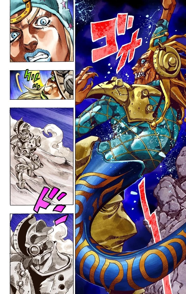 JoJo's Bizarre Adventure Part 7 - Steel Ball Run (Official Colored) Chapter 31 page 47 - Chapter 31: Scary Monsters Part 4