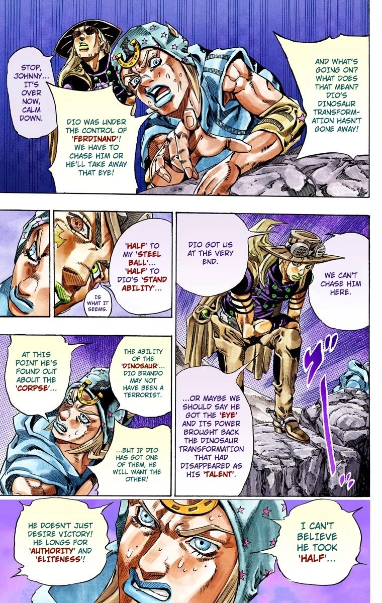 JoJo's Bizarre Adventure Part 7 - Steel Ball Run (Official Colored) Chapter 31 page 48 - Chapter 31: Scary Monsters Part 4