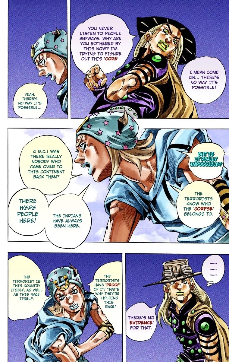 JoJo's Bizarre Adventure Part 7 - Steel Ball Run (Official Colored) Chapter 31 page 51 - Chapter 31: Scary Monsters Part 4
