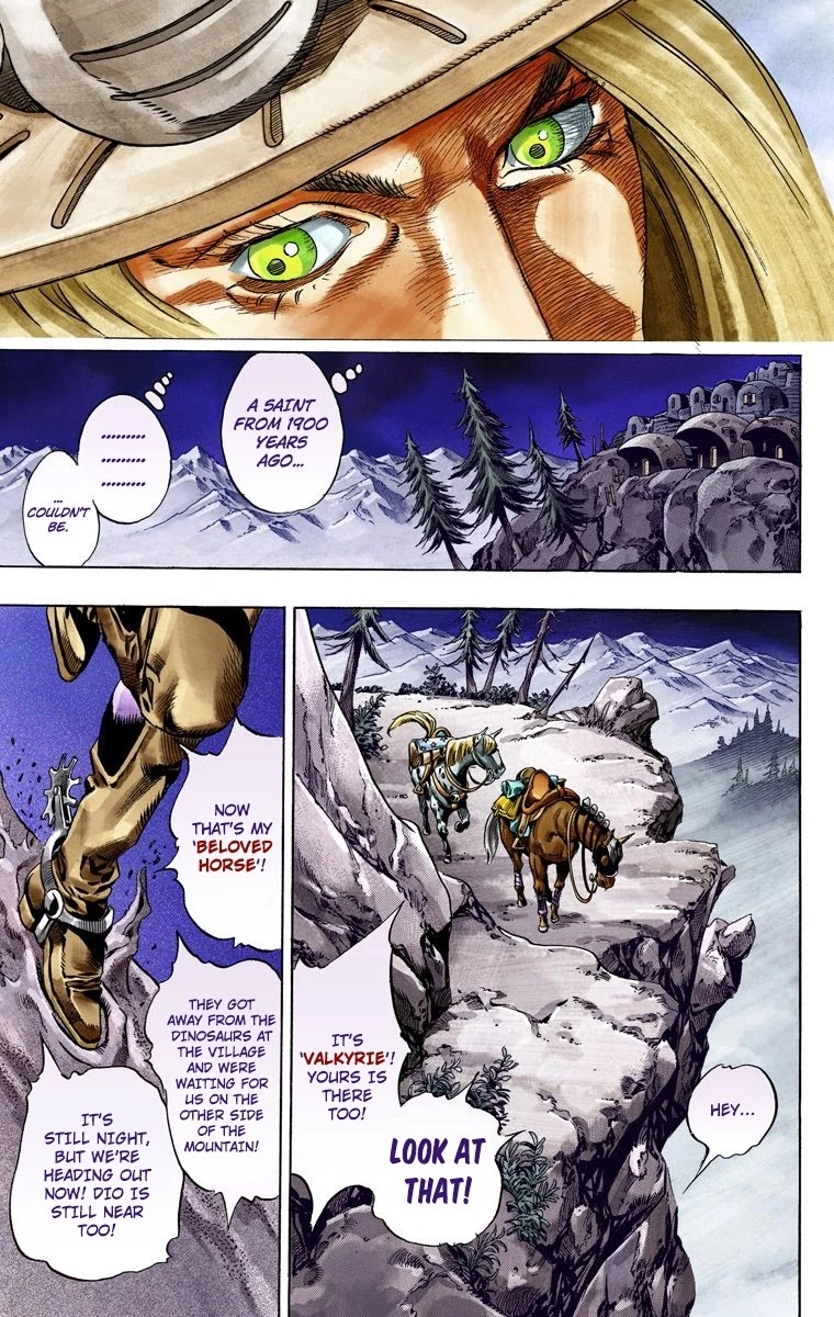 JoJo's Bizarre Adventure Part 7 - Steel Ball Run (Official Colored) Chapter 31 page 52 - Chapter 31: Scary Monsters Part 4