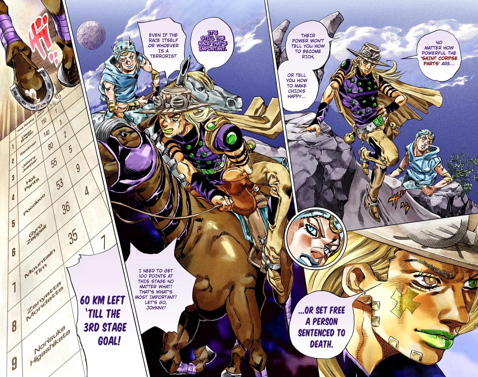 JoJo's Bizarre Adventure Part 7 - Steel Ball Run (Official Colored) Chapter 31 page 53 - Chapter 31: Scary Monsters Part 4