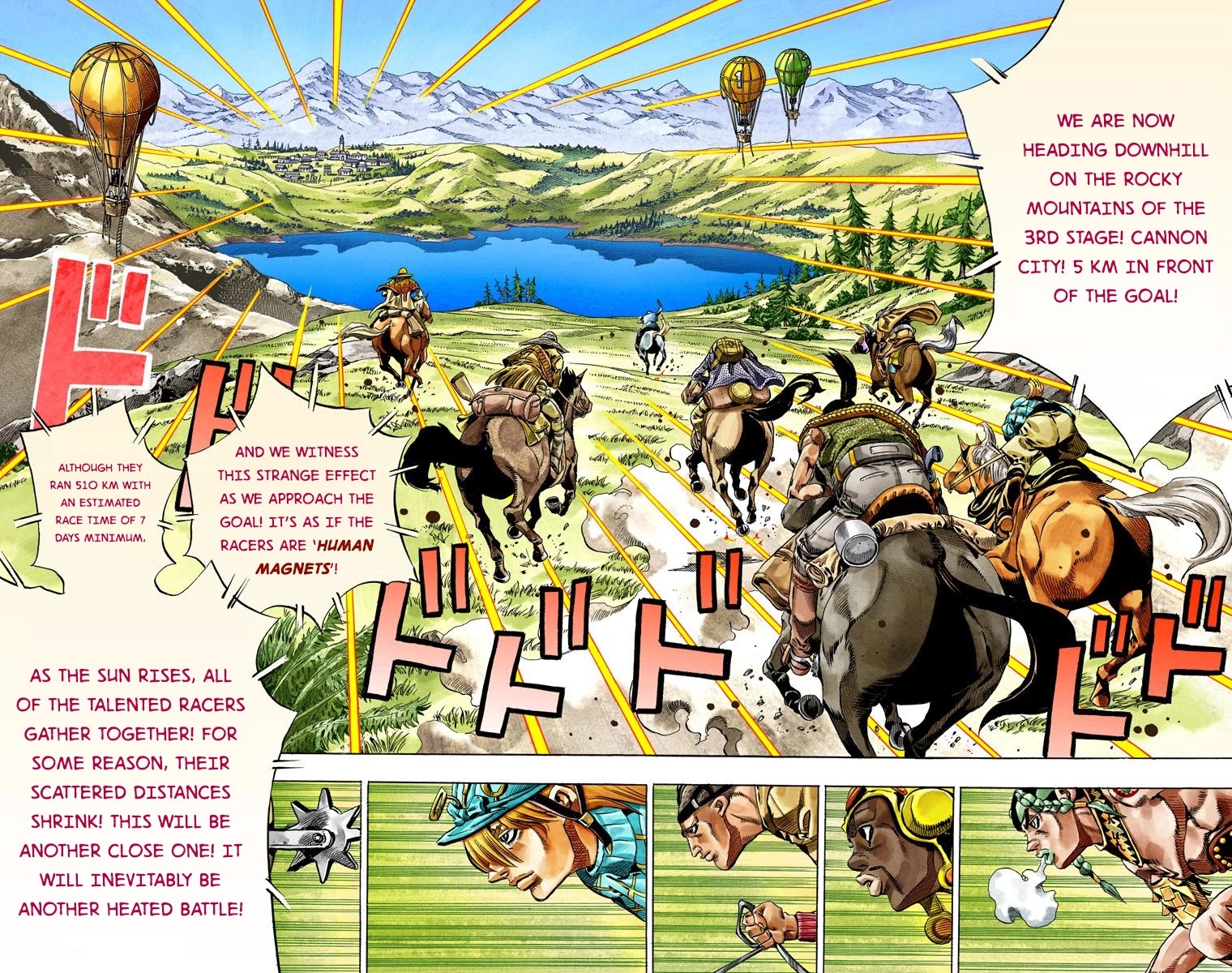 JoJo's Bizarre Adventure Part 7 - Steel Ball Run (Official Colored) Chapter 31 page 54 - Chapter 31: Scary Monsters Part 4