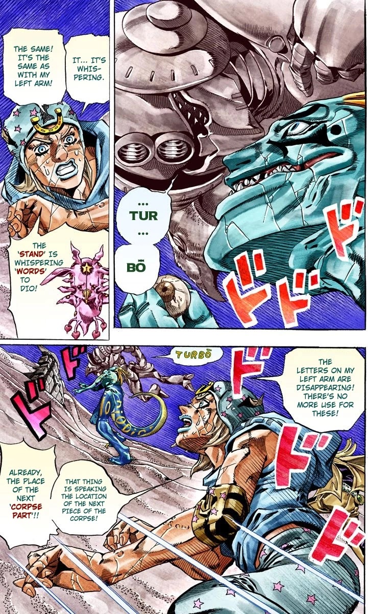 JoJo's Bizarre Adventure Part 7 - Steel Ball Run (Official Colored) Chapter 31 page 6 - Chapter 31: Scary Monsters Part 4