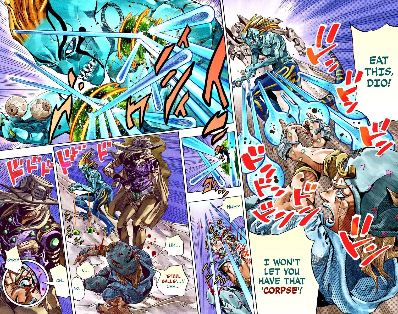 JoJo's Bizarre Adventure Part 7 - Steel Ball Run (Official Colored) Chapter 31 page 9 - Chapter 31: Scary Monsters Part 4