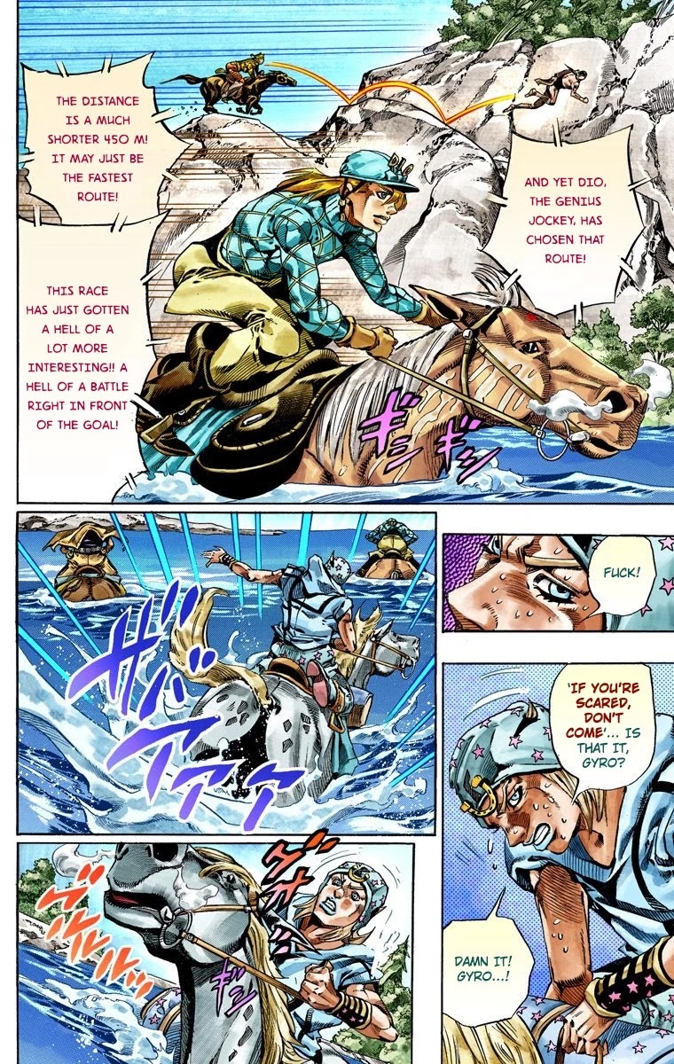 JoJo's Bizarre Adventure Part 7 - Steel Ball Run (Official Colored) Chapter 32 page 11 - Chapter 32: 3rd Stage Goal Canon City
