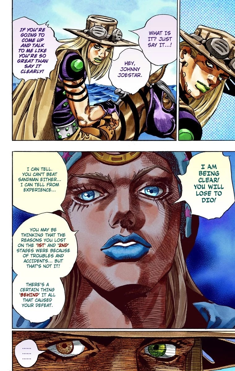 JoJo's Bizarre Adventure Part 7 - Steel Ball Run (Official Colored) Chapter 32 page 15 - Chapter 32: 3rd Stage Goal Canon City