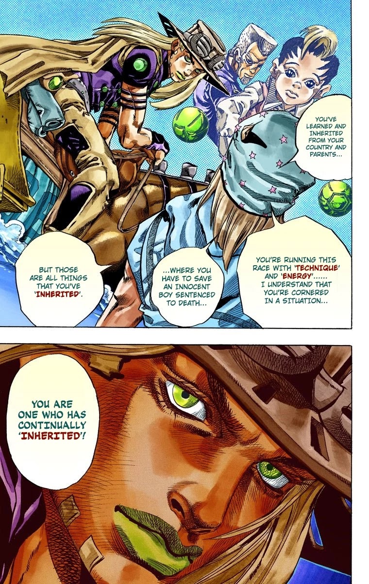 JoJo's Bizarre Adventure Part 7 - Steel Ball Run (Official Colored) Chapter 32 page 16 - Chapter 32: 3rd Stage Goal Canon City