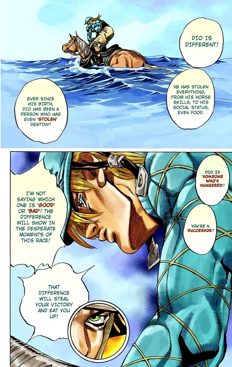 JoJo's Bizarre Adventure Part 7 - Steel Ball Run (Official Colored) Chapter 32 page 17 - Chapter 32: 3rd Stage Goal Canon City