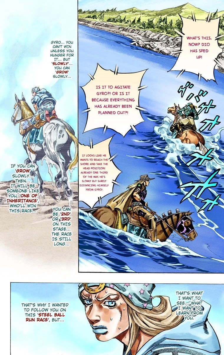 JoJo's Bizarre Adventure Part 7 - Steel Ball Run (Official Colored) Chapter 32 page 19 - Chapter 32: 3rd Stage Goal Canon City