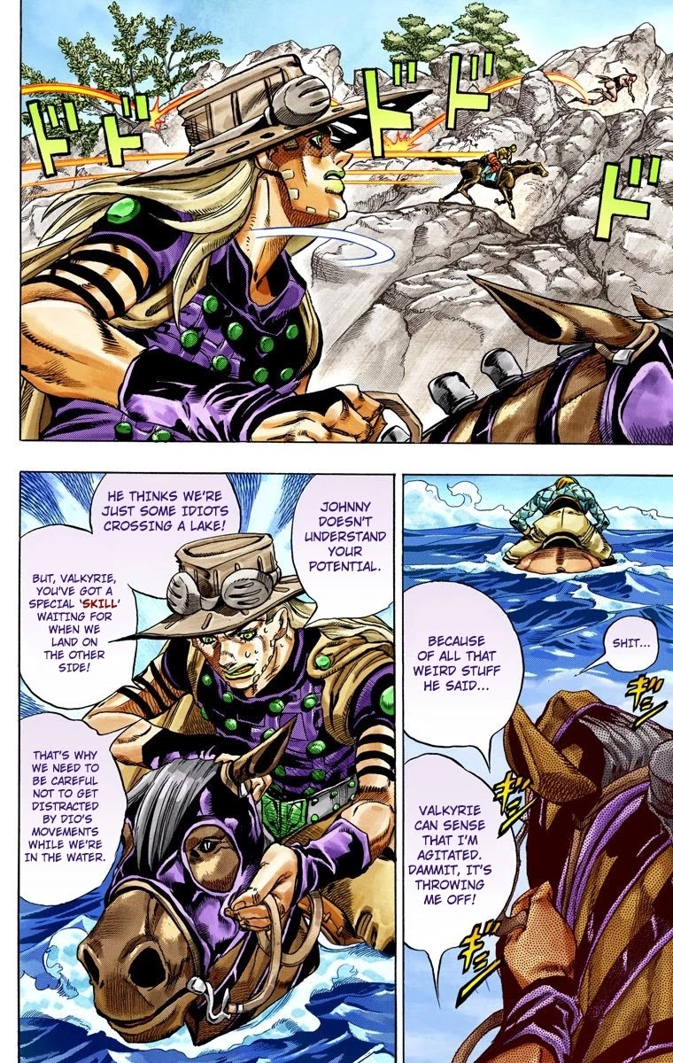 JoJo's Bizarre Adventure Part 7 - Steel Ball Run (Official Colored) Chapter 32 page 21 - Chapter 32: 3rd Stage Goal Canon City