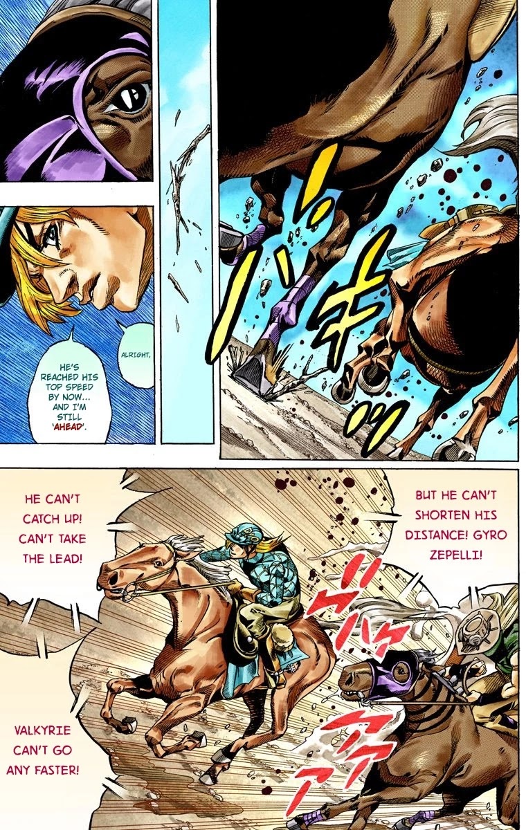 JoJo's Bizarre Adventure Part 7 - Steel Ball Run (Official Colored) Chapter 32 page 29 - Chapter 32: 3rd Stage Goal Canon City