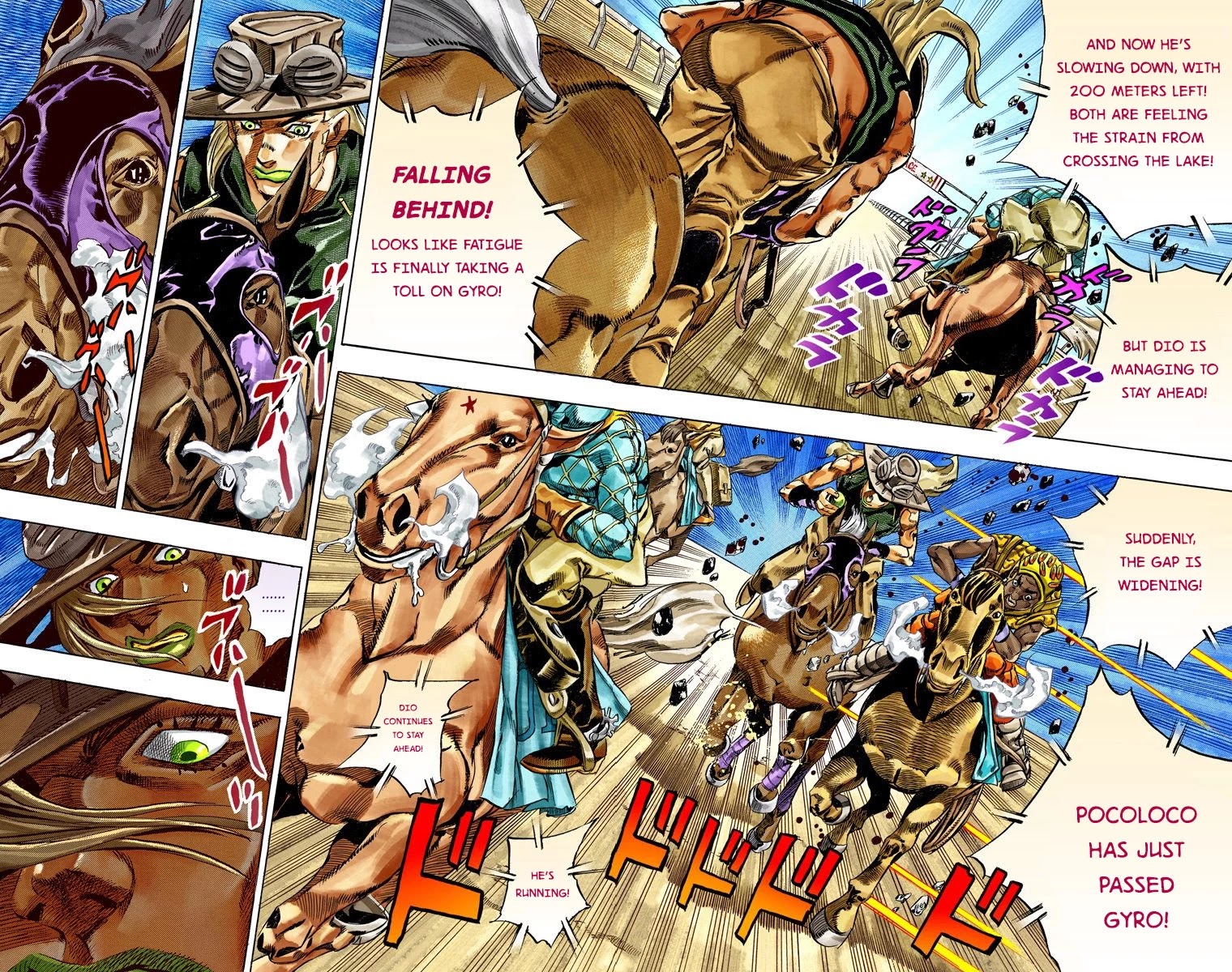 JoJo's Bizarre Adventure Part 7 - Steel Ball Run (Official Colored) Chapter 32 page 30 - Chapter 32: 3rd Stage Goal Canon City
