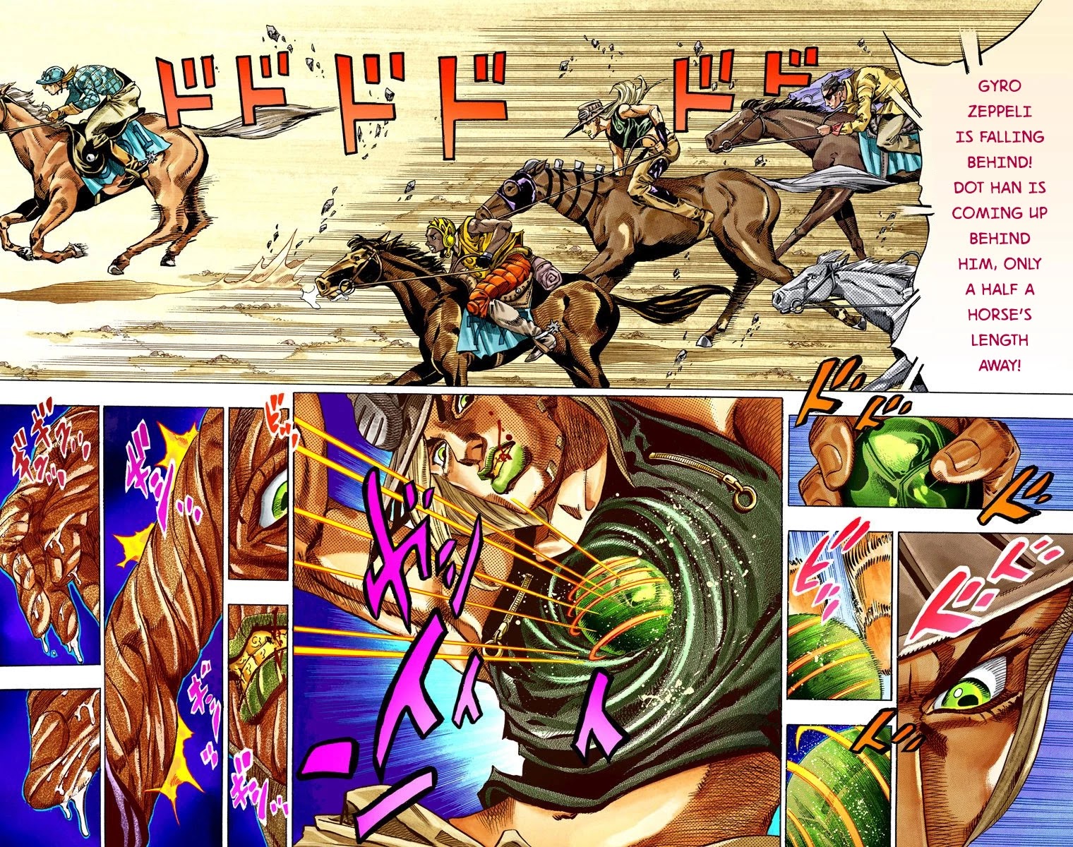 JoJo's Bizarre Adventure Part 7 - Steel Ball Run (Official Colored) Chapter 32 page 31 - Chapter 32: 3rd Stage Goal Canon City